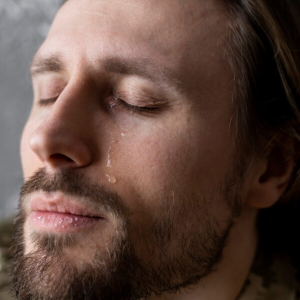 Pleurer est une preuve de courage